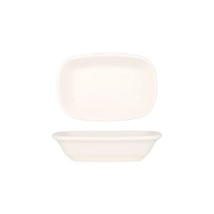 Bonna Serveerschaal gourmet porselein 20x14 cm set van 2