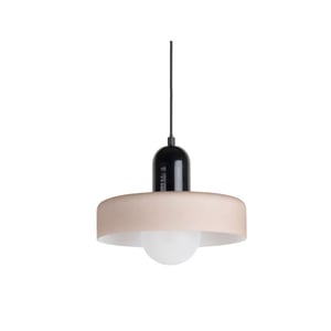 Leitmotiv hanglamp opaco grato black w. warm grey