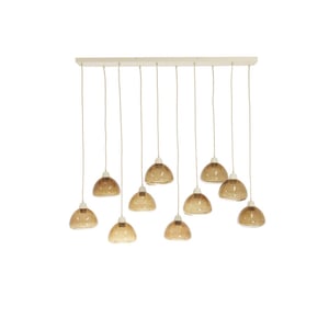 Light & Living hanglamp 10l 120x19x14 cm bisho glas +zand