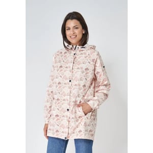 Batela Koraal print dames regenjas wadden -