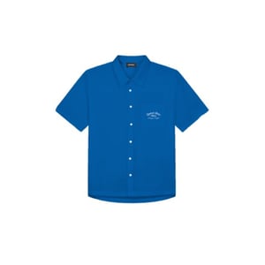 Quotrell Atelier milanon cotton shirt kobalt