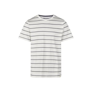 Phil & Co Heren shortama korte pyjama set gestreept