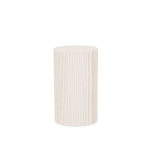 House Vitamin Side table / pillar- cylinder mdf sand 30x54cm