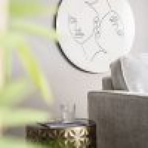 Furnilux wanddeco clay abstract klein 45 x 45 x 2 cm