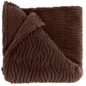 Unique Living plaid clio 150x200cm rocky brown