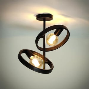 Hoyz plafondlamp 2l hover charcoal