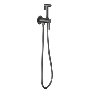 Vtw Living bidetkraan bidetmengkraan gun metal grijs warm en koud water