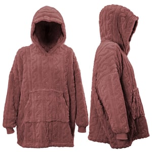 Unique Living hoodie pleun 70x50x87cm marsala