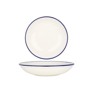 Rinart Diepbord blue edge porselein 20 cm (650cc) set van 6