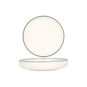 Rinart Diepbord green edge porselein 22 cm (800cc) set van 6
