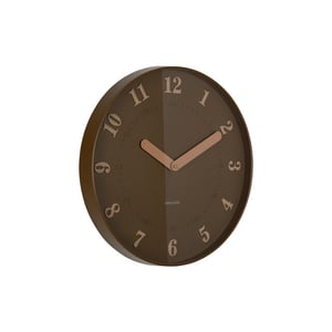 Karlsson wandklok amena mocha brown- Ø40cm