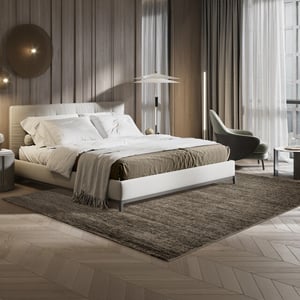 Muratap Relax oslo laagpolig effen vloerkleed modern tapijt bruin- 160x230 cm