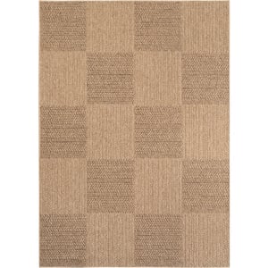Muratap Timber lorium buitenkleed – indoor & outdoor, jute-look vloerkleed,
