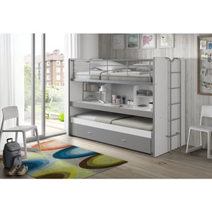 Lucevi bonny stapelbed 90x200cm zilver