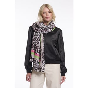 Rino & Pelle scarf with leopard print klaartje.7002621 8980 leopard