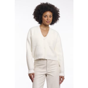 Rino & Pelle short v-neck cardigan isarea.5002621 70 snow white