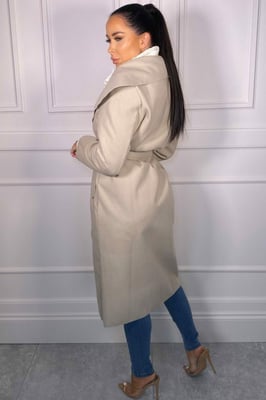 Waterfall Duster Belted Long Coat