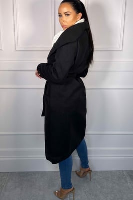 Waterfall Duster Belted Long Coat