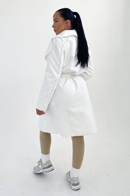 Waterfall Duster Belted Long Coat