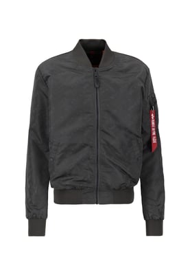 MA-1 Light Weight Allover Print Rainbow Reflective Bomber Jacket