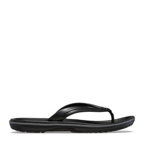 Crocs Crocbrand teenslipper voor heren in zwart-grijs