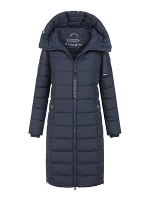 Navahoo Mondmädchen dames wintermantel met capuchon en fleecevoering