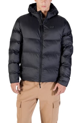 Padded Jacket Hooded Zip Closure