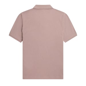 Fred Perry Dames/Dames Logo Poloshirt (Donkerroze)