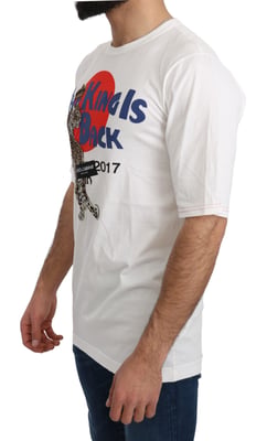 Leopardtryckt T-shirt Kungen är tillbaka