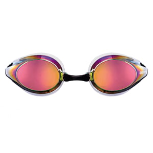 Arena Unisex Adult Tracks Mirror Swimming Goggles (White/Copper/Black)