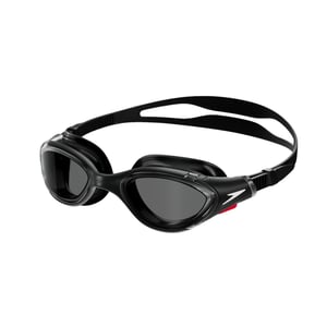 Speedo Heren Biofuse zwembril (Zwart/Wit/Rook)