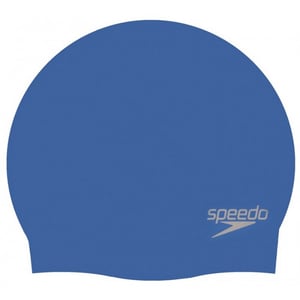 Speedo Unisex Adult Silicone Swim Cap (Blue)