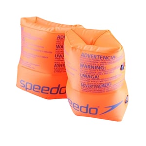 Speedo Roll Up Swimming Armbands (Orange)