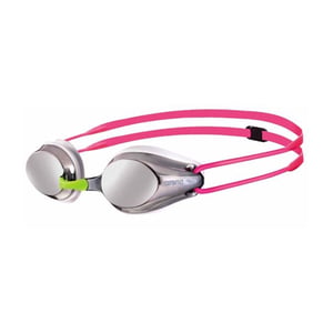 Arena Childrens/Kids Tracks Swimming Goggles (Silver/White/Fuchsia)