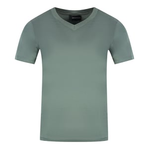 Emporio Armani Unisex V-hals T-shirt voor volwassenen (Donkergrijs)