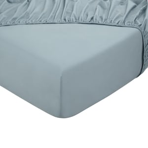 DoubleDry Hoeslaken 100% natuurlijk katoen eenpersoons 90x200 cm zacht &