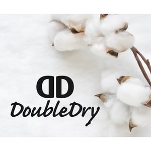 DoubleDry Hoeslaken 100% natuurlijk katoen tweepersoons 160x200 cm zacht &
