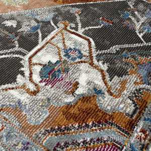 Muratap Picasso castana vintage vloerkleed terra / multi laagpolig-