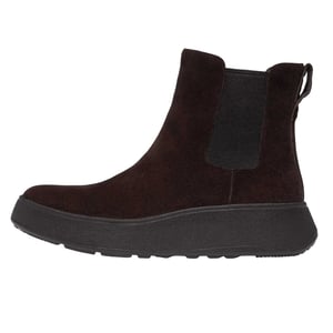 Fit Flop Dames/Dames F-Mode Suede Flatform Chelsea Laarzen (Bruin)