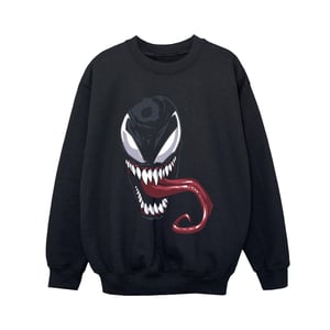 Marvel Jongens Venom Gezicht Sweatshirt (Zwart)