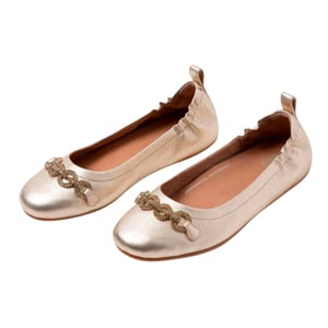Fit Flop Dames/Dames Allegro Sprankelende Ballerina Flats (Goud)