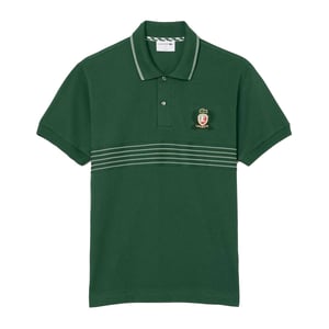 Lacoste Heren L.12.12 Geborduurd Klassiek Poloshirt (Groen)