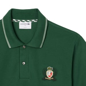 Lacoste Heren L.12.12 Geborduurd Klassiek Poloshirt (Groen)