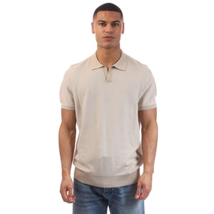 Boss Heren H-Jianluca Johnny Kraag Poloshirt (Wit)
