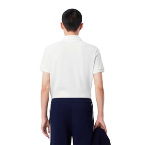 Lacoste Heren Paris Open Kraag Klassiek Polo Shirt (Wit)