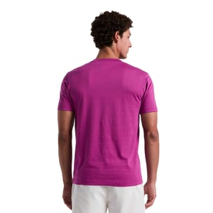 Original Penguin Heren Geborduurd T-shirt met logo (Paars)