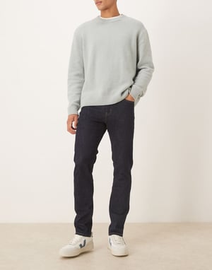 ARKET Birch stretch slim fit jeans in dark washed blue