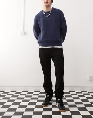 Weekday Sunday slim fit jeans in black