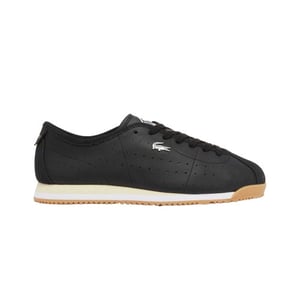 Lacoste Heren Club Leather Lage Sportschoenen (Zwart)