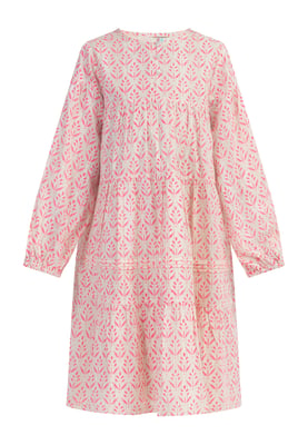 IZIA Zomerjurk Meisje neonroze